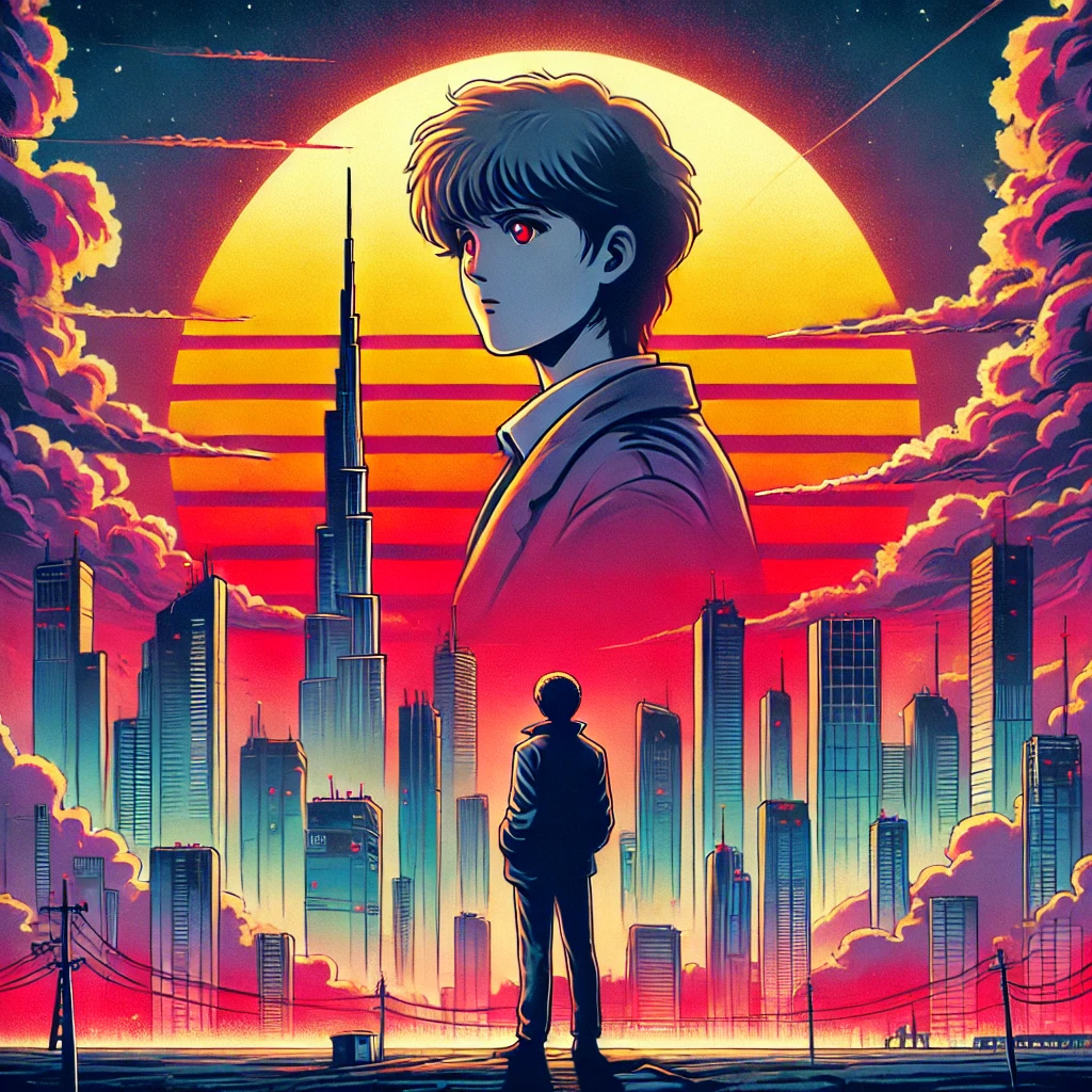 Hideaki Anno directing Neon Genesis Evangelion