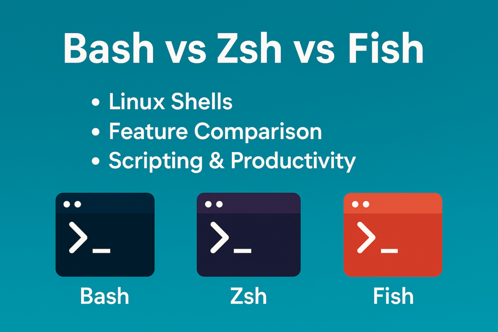 Bash vs Zsh vs Fish – 2025 Shell Comparison: 7 Key Differences You Must Know