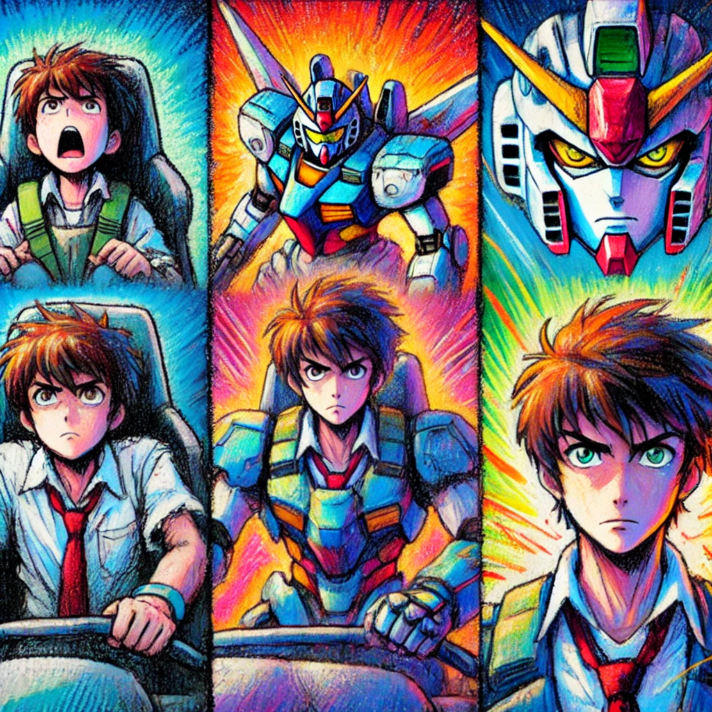 Amuro Ray's Evolution in Mobile Suit Gundam