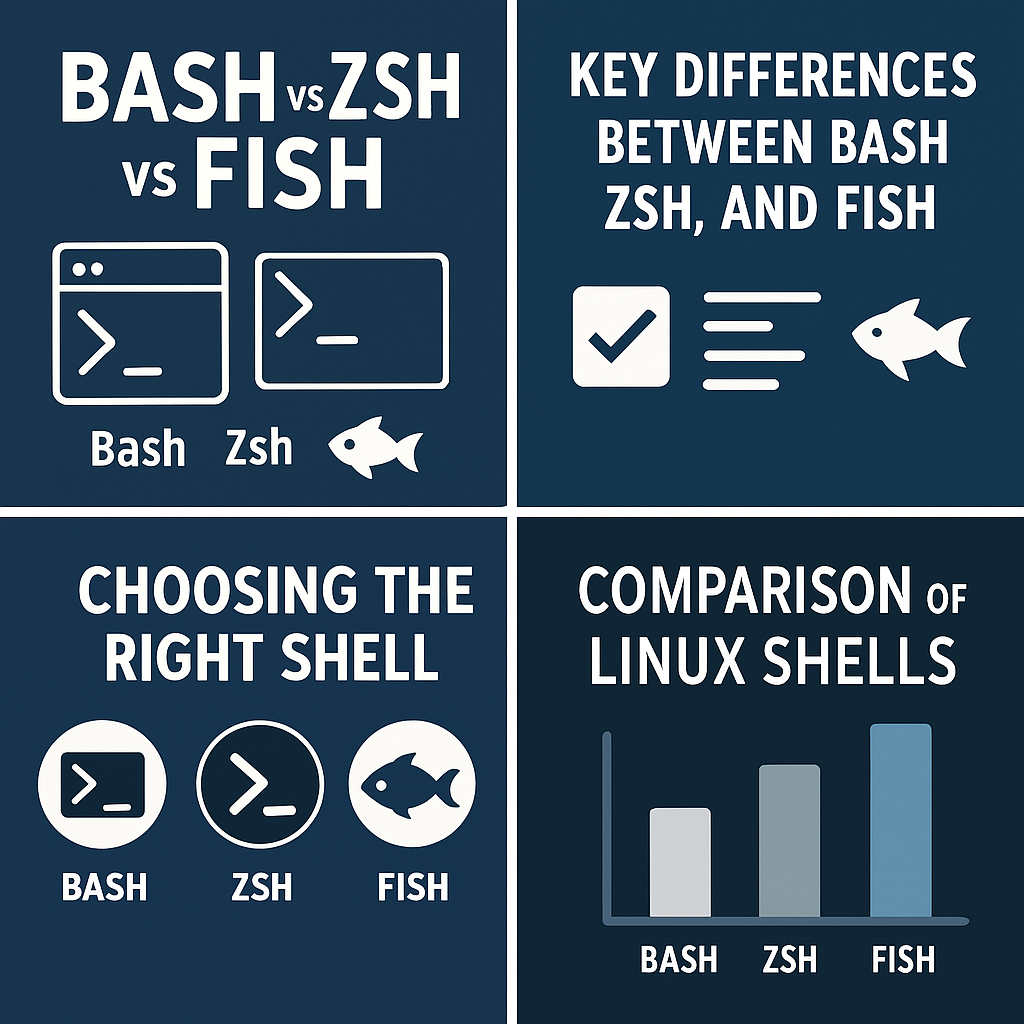 Bash vs Zsh vs Fish – 2025 Shell Comparison: 7 Key Differences You Must Know