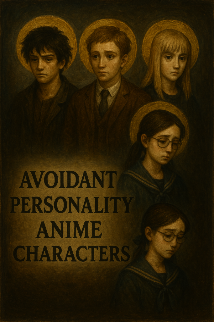 Avoidant Personality Anime Characters