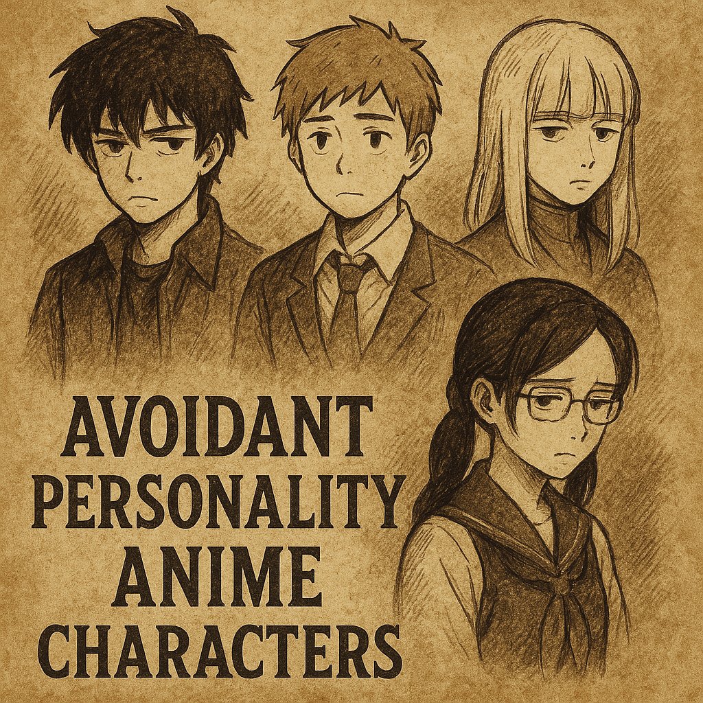 Avoidant Personality Anime Characters