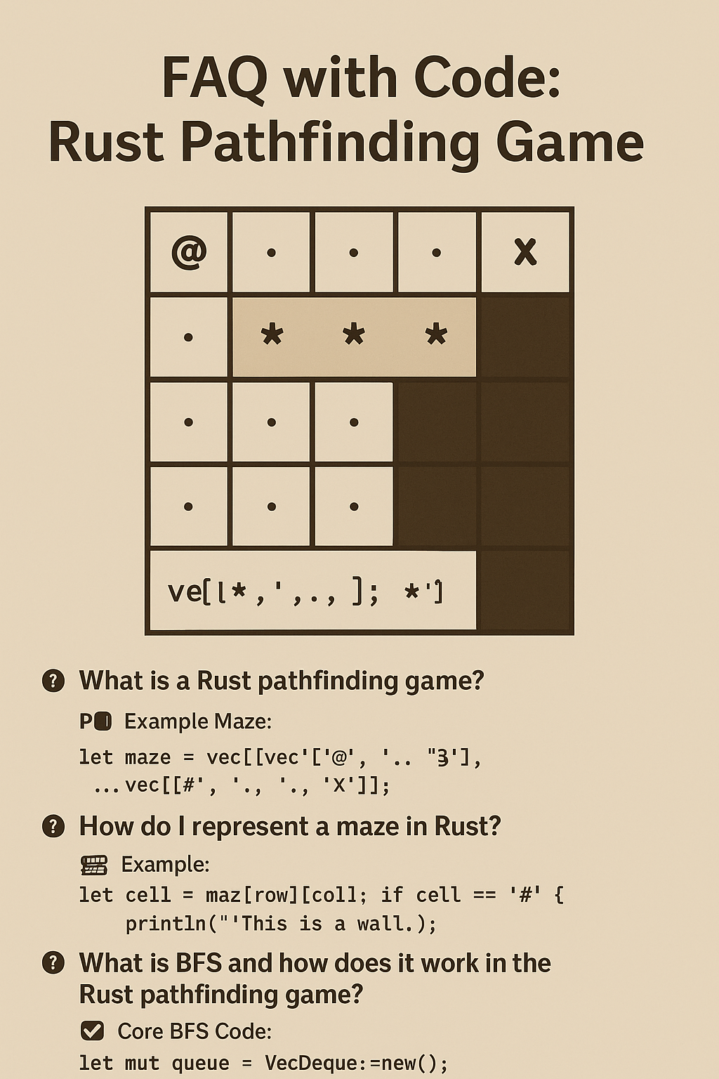 rust pathfinding game
