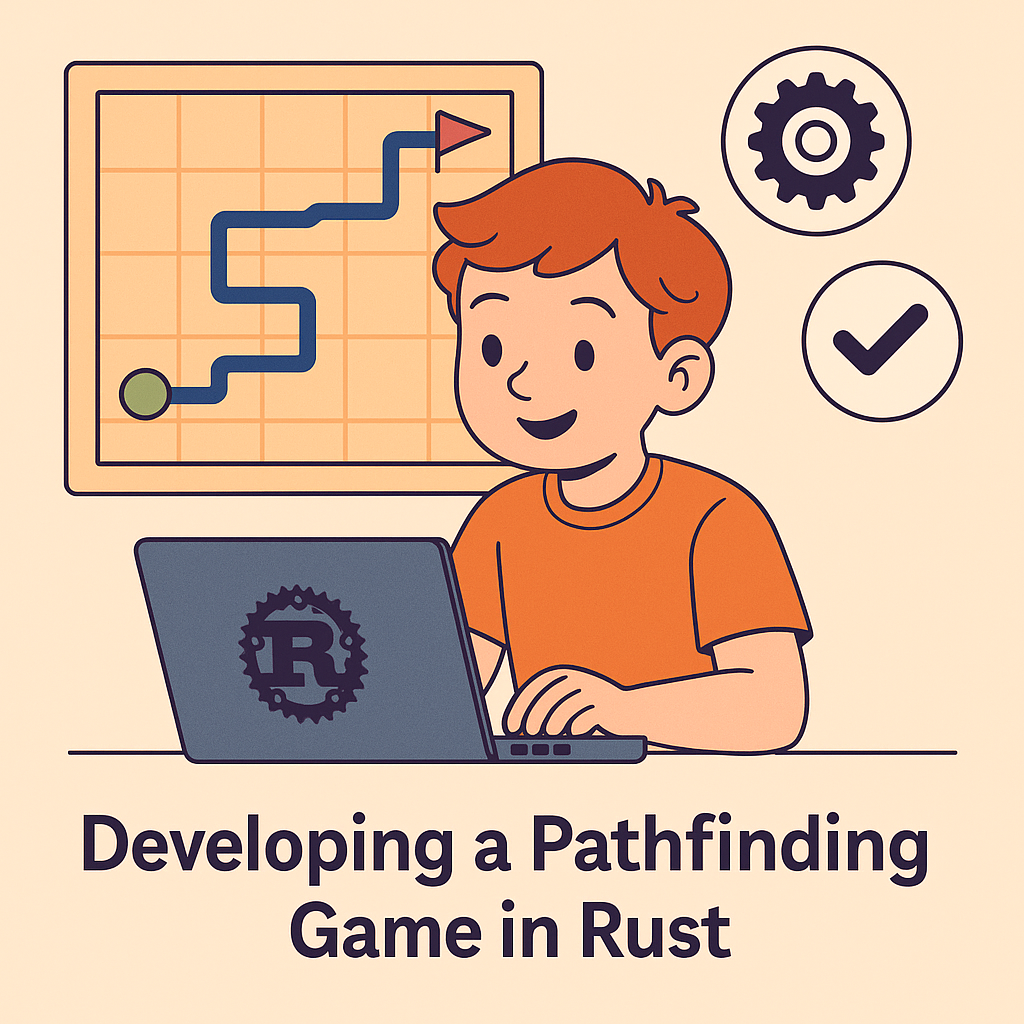 rust pathfinding game