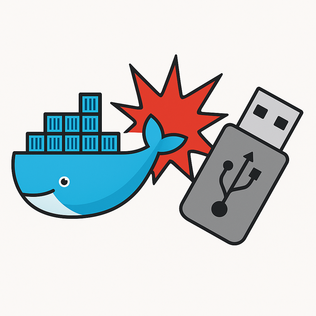 Docker USB dongle conflict fix