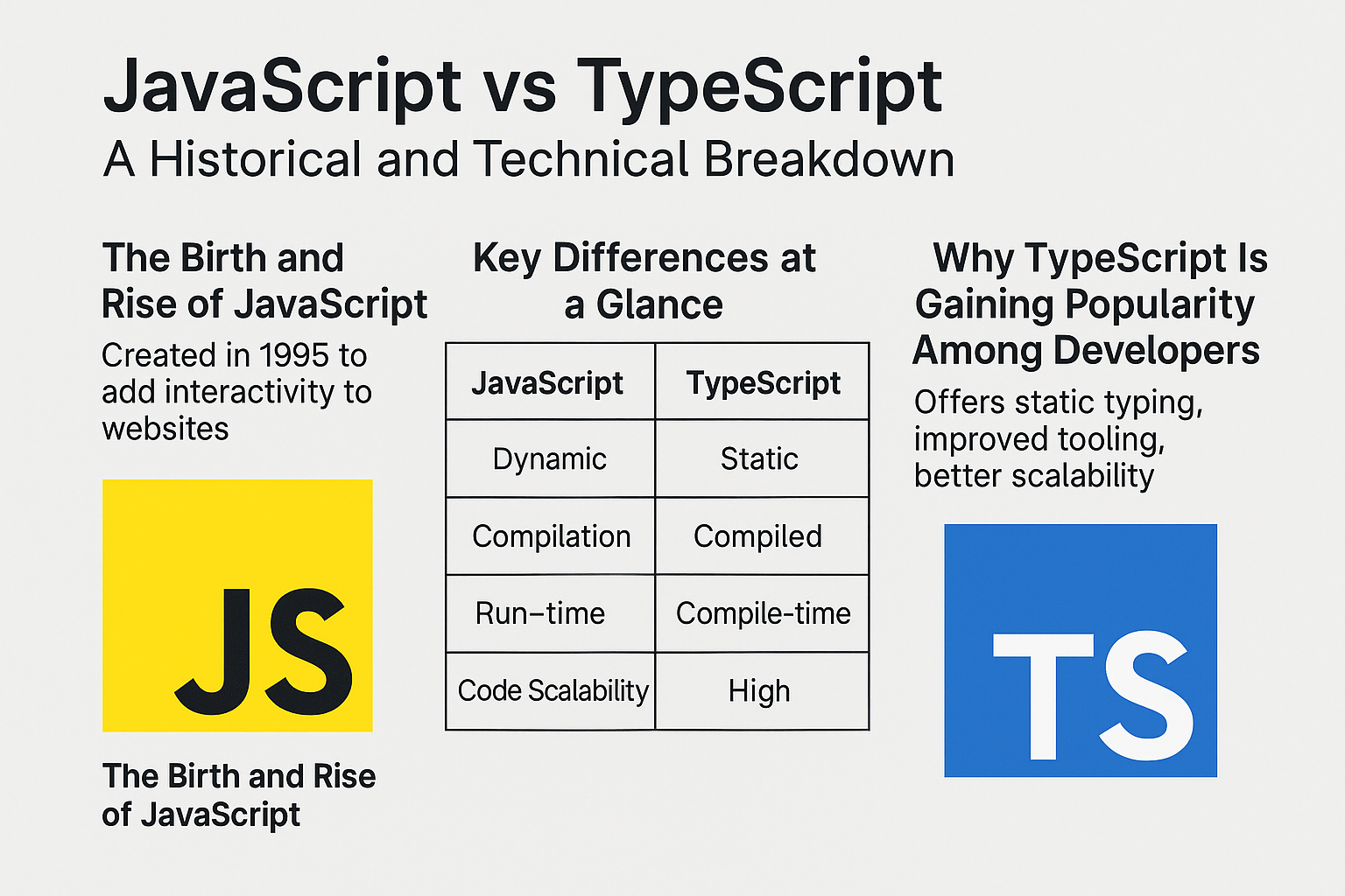 JavaScript vs TypeScript