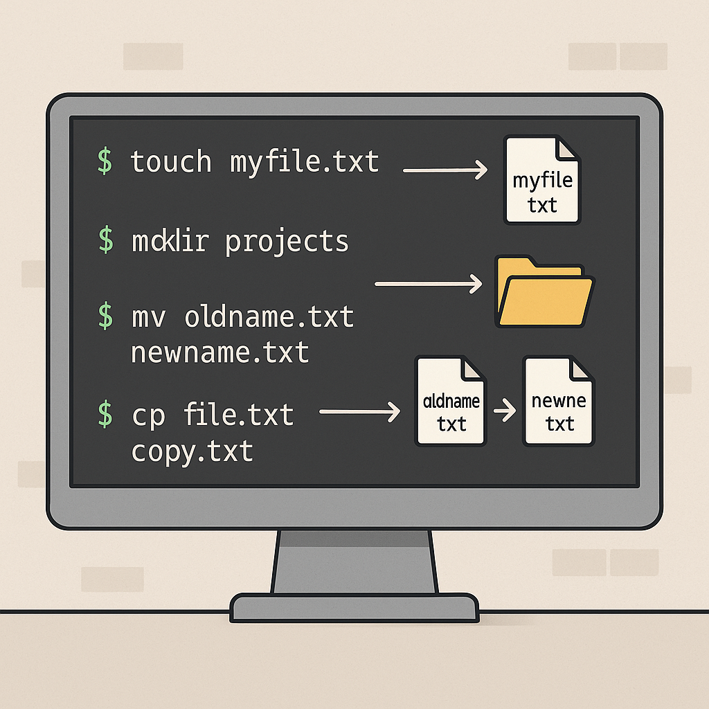 base shell commands