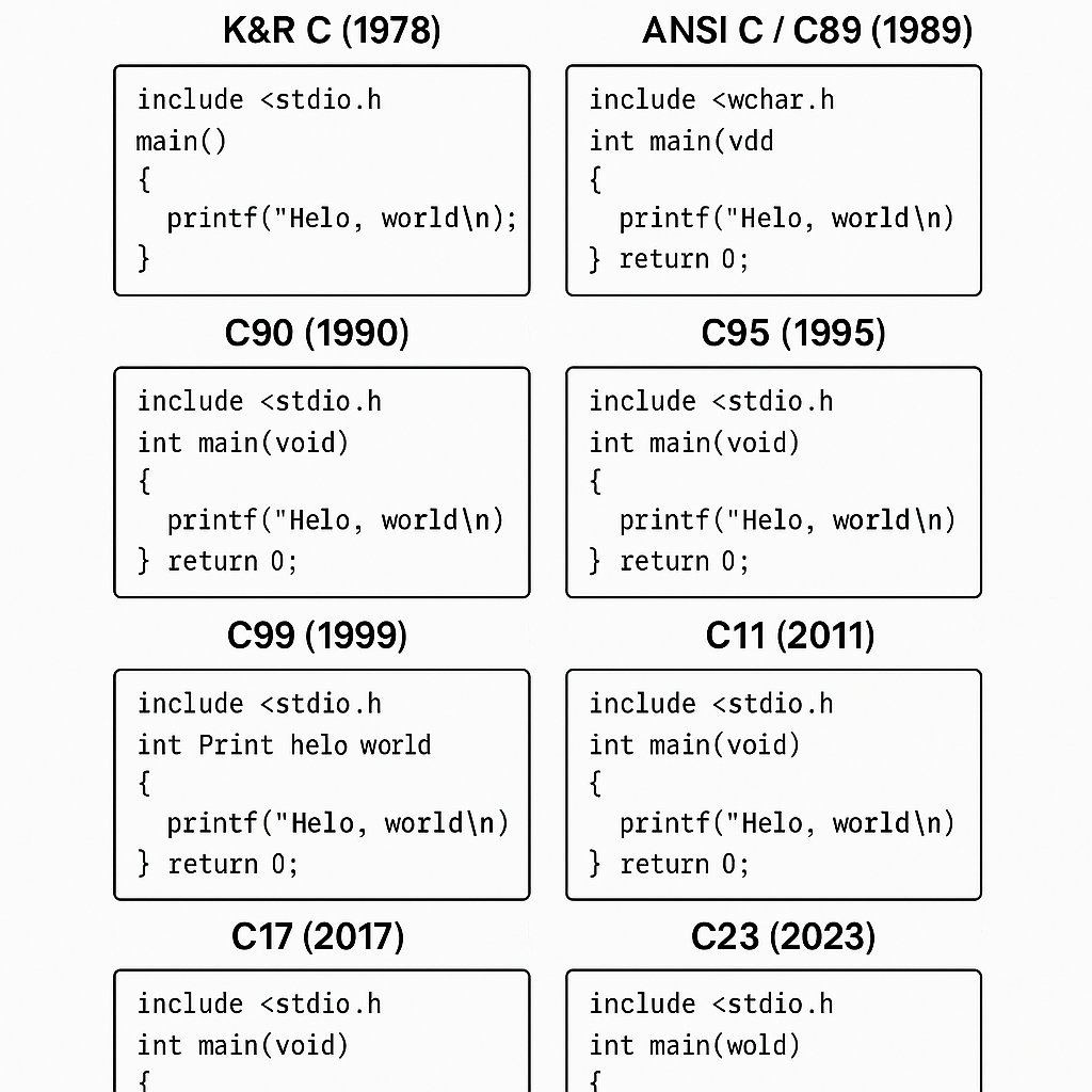 C Language Standards
