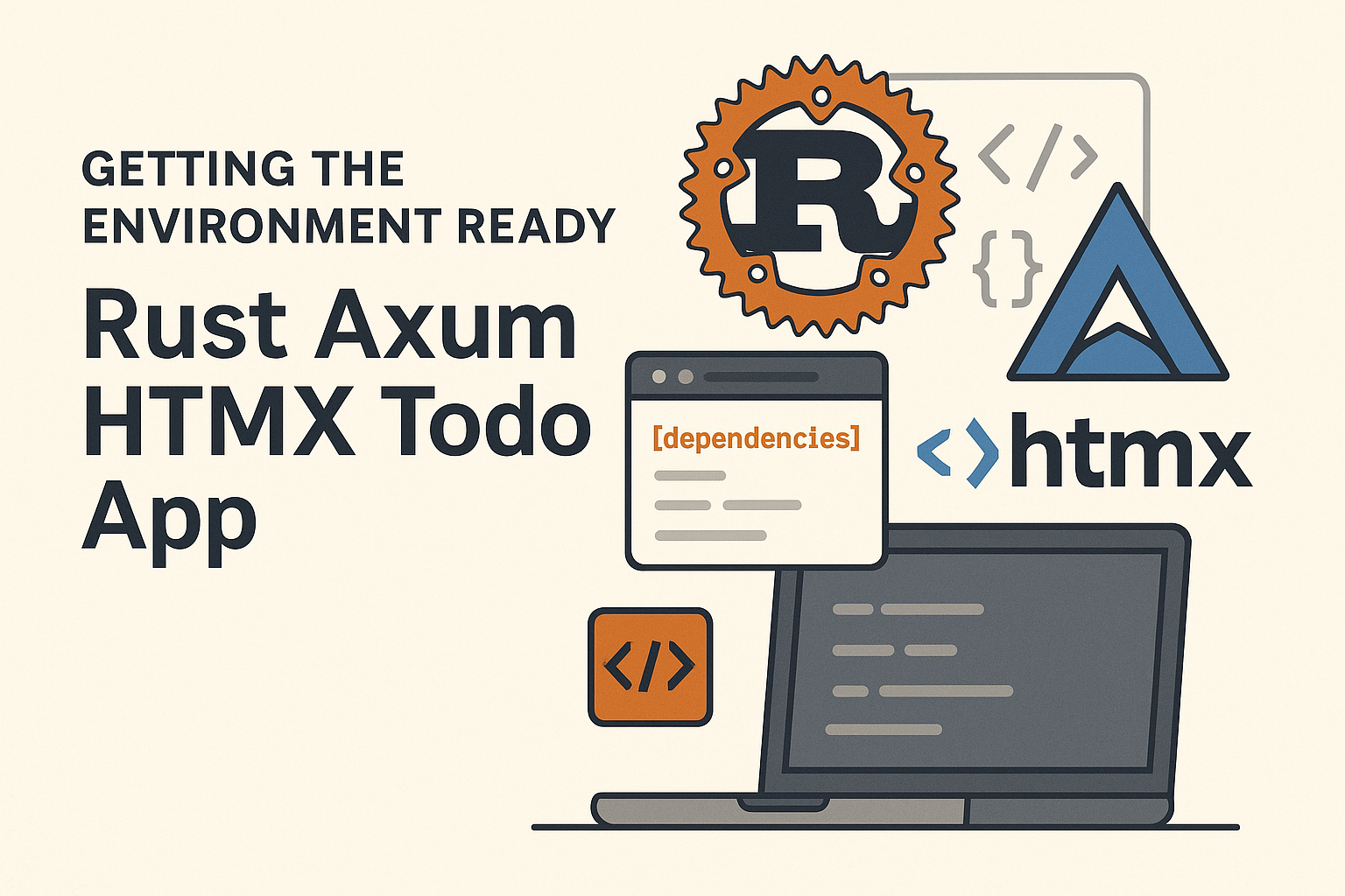 Rust Axum HTMX todo app